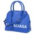 BALENCIAGA SAC BAG BAG VILLAS Blue Leather  ref.179462