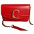 Chloé Chloe C Red Leather  ref.179488