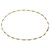 Collier Cartier, deux tons d'or. Or blanc Or jaune  ref.179556