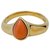 Van Cleef & Arpels ring in yellow gold and coral.  ref.179578
