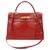 Hermès Kelly Vintage 32 en cuir box rouge  ref.179745