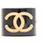 Chanel CC BLACK GOLD PEARLS NEW Golden Metal Resin  ref.179766