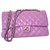 Timeless Chanel pink lilac classic medium flap bag Leather  ref.179849