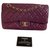 Chanel Purple Leather  ref.180122