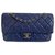 Chanel Blue Leather  ref.180123