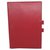 Hermès borse, portafogli, casi Rosso Pelle  ref.180150