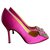 Manolo Blahnik Pumps  Hangisi NEW 37 Satin  ref.180180