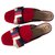 Gucci Mules Velours Rouge  ref.180290