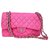 BAG CHANEL TIMELESS CLASSIC LARGE MODEL Fuschia Leather  ref.180339