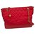 Chanel Handbags Red Silk  ref.180348