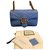 BAG GUCCI Marmont medium shoulder bag matelasse quilted Leather. Light blue  ref.180365