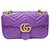 Gucci Marmont bag 26cm Purple Leather  ref.180425