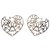 Yves Saint Laurent Earrings Silvery Silver  ref.180477