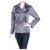 Dkny Trenchcoats Grau Baumwolle Polyester Metall  ref.180553