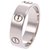Cartier love ring #60 Silvery White gold  ref.180863