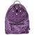 MCM Backpack studs Purple Cloth  ref.180961