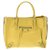 Balenciaga Paper mini 2WAY bag Yellow Leather  ref.181043