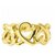 Autre Marque TIFFANY & CO. Coração triplo Dourado Ouro amarelo  ref.181177