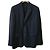 Strenesse Blazer Grau Gestreift aus Wolle