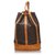 Louis Vuitton Brown Monogram Randonnee GM Leather Cloth  ref.181435