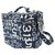 Chanel Bolsa de viaje Azul Paño  ref.181546