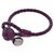 Bracelet Bottega Veneta Cuir Violet  ref.181645