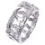 Cartier Entrelaces diamante # 50 Prata Ouro branco  ref.181653