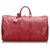 Louis Vuitton Red Epi Keepall 60 Rosso Pelle  ref.181763
