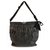 Lanvin Black embossed pebbled leather velvet handle Hobo shoulder bag  ref.181832