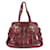 Chloé Chloe Heloise Magenta Leather Satchel Shoulder Bag with braided shoulder straps Dark red  ref.181834