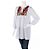 Blusa túnica oversize de algodón J.Crew Blanco Multicolor - vista 4