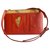Autre Marque Real leather hand bag Red  ref.182173