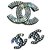 Chanel Jewellery sets Black Silvery Plastic  ref.182236