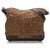 Sac porté épaule imprimé léopard marron Bottega Veneta Cuir Veau façon poulain Nylon Tissu Noir  ref.182379
