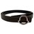 Moncler Dark brown slim leather belt  ref.182435
