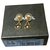 Chanel vintage handbag earrings Black Golden Metal  ref.182491
