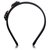 Autre Marque Ferragamo Black Trimmed Vara Bow Grosgrain Headband Cloth  ref.182533