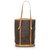 Louis Vuitton Brown Monogram Bucket GM Leather Cloth  ref.182552