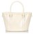 Dior White Dior Oblique Patent Leather Tote Bag  ref.182731