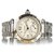 Cartier Silver Stainless Steel Pasha Automatic 38mm Silvery Golden Metal  ref.182983
