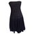 DIANE VON FURSTENBERG - BLACK BUSTIER DRESS - T.40 Cotton  ref.183057