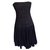 DIANE VON FURSTENBERG - ABITO NERO BUSTIER - T.40 Cotone  ref.183057