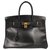 Hermès HERMES BIRKIN 35 handbag in black box leather  ref.183116