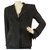 Yves Saint Laurent YSL Black Suede Women's Jacket size 38  ref.183166