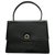 1950s Vintage Classic Handbag Black Leather  ref.183185
