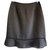 Blumarine Linen skirt Black  ref.183256