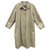Burberry woman raincoat vintage t 46 pure cotton Khaki  ref.183280