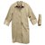 Burberry woman raincoat vintage t 38/40 Beige Cotton Polyester  ref.183298
