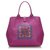 Loewe Pink Leather Anagram Tote Bag Pony-style calfskin  ref.183371