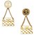 Chanel Gold Coin Purse Drop Earrings Golden Metal  ref.183377